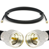 Mini UHF Male to Mini UHF Male 15m RG58/U Coaxial Cable