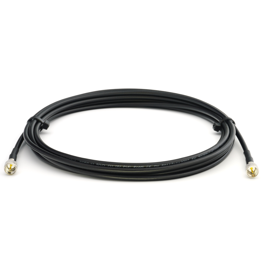 Mini UHF Male to Mini UHF Male 15m RG58/U Coaxial Cable