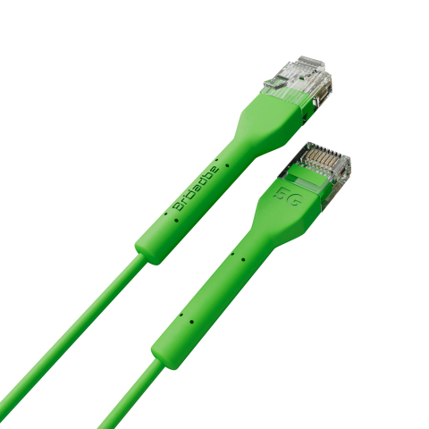Broadbe Slim Patch Cable 5G Green 0.3m