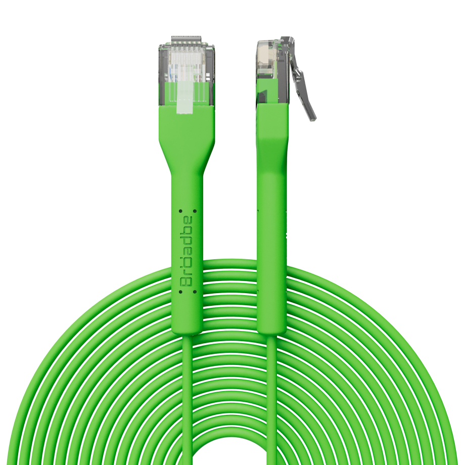 Broadbe Slim Patch Cable 5G Green 5m