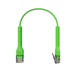 Broadbe Slim Patch Cable 5G Green 0.1m 12-pack