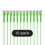 Broadbe Slim Patch Cable 5G Green 1m 12-pack