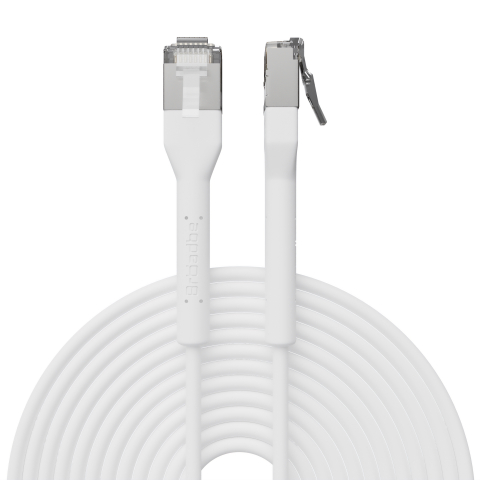 Broadbe Slim Patch Cable 10G White 8m