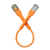 Broadbe Slim Patch Cable 10G Orange 0.1m