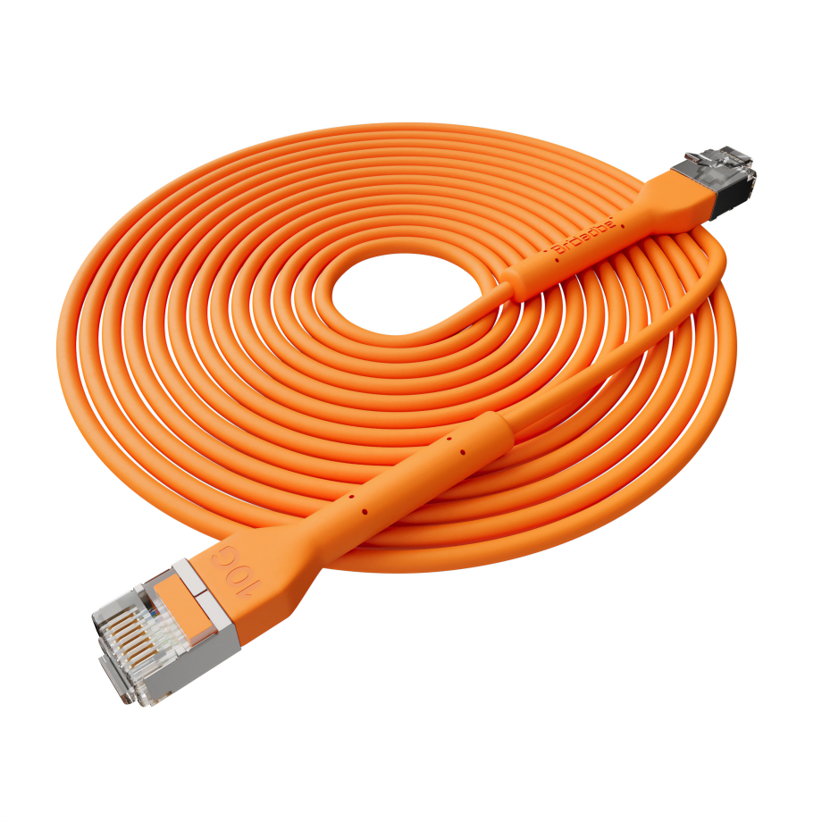 Broadbe Slim Patch Cable 10G Orange 8m