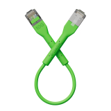 Broadbe Slim Patch Cable 10G Green 0.1m