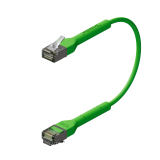 Broadbe Slim Patch Cable 10G Green 0.1m 12-pack
