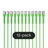Broadbe Slim Patch Cable 10G Green 2m 12-pack