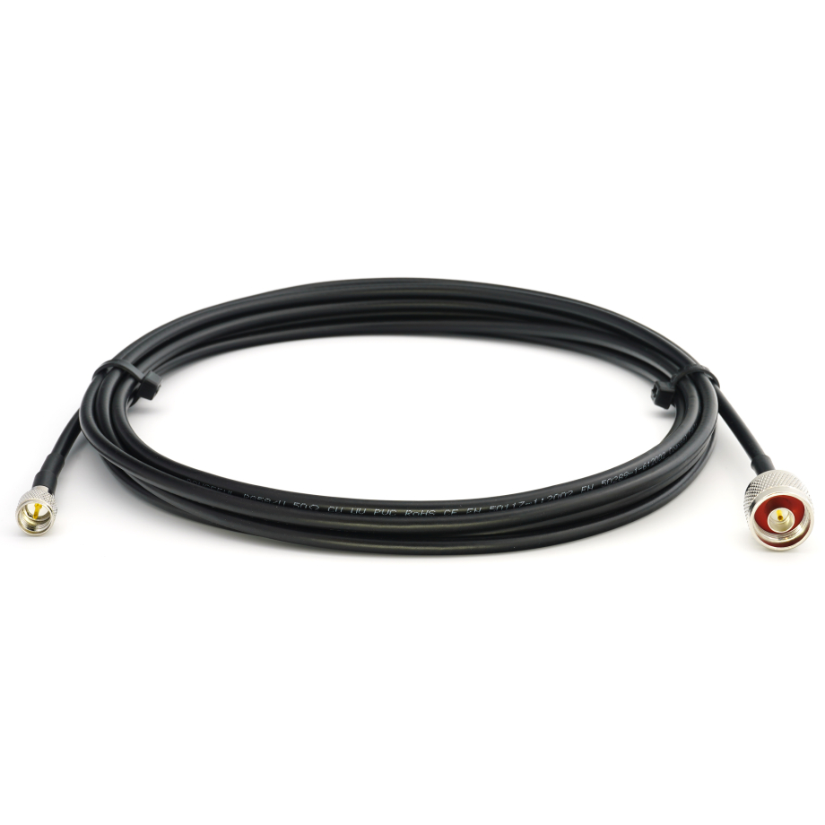 Mini UHF Male to N Male 12m RG58/U Coaxial Cable