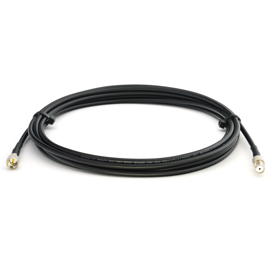 Mini UHF Male to Mini UHF Female 30cm RG58/U Coaxial Cable