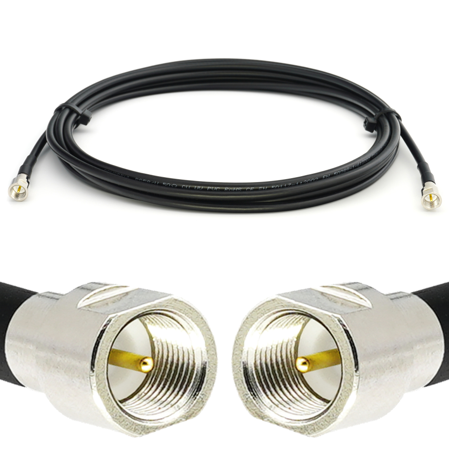 FME Male to FME Male 30cm RG58/U Coaxial Cable