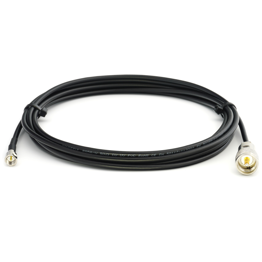 FME Male to PL259 UHF 10m RG58/U Coaxial Cable