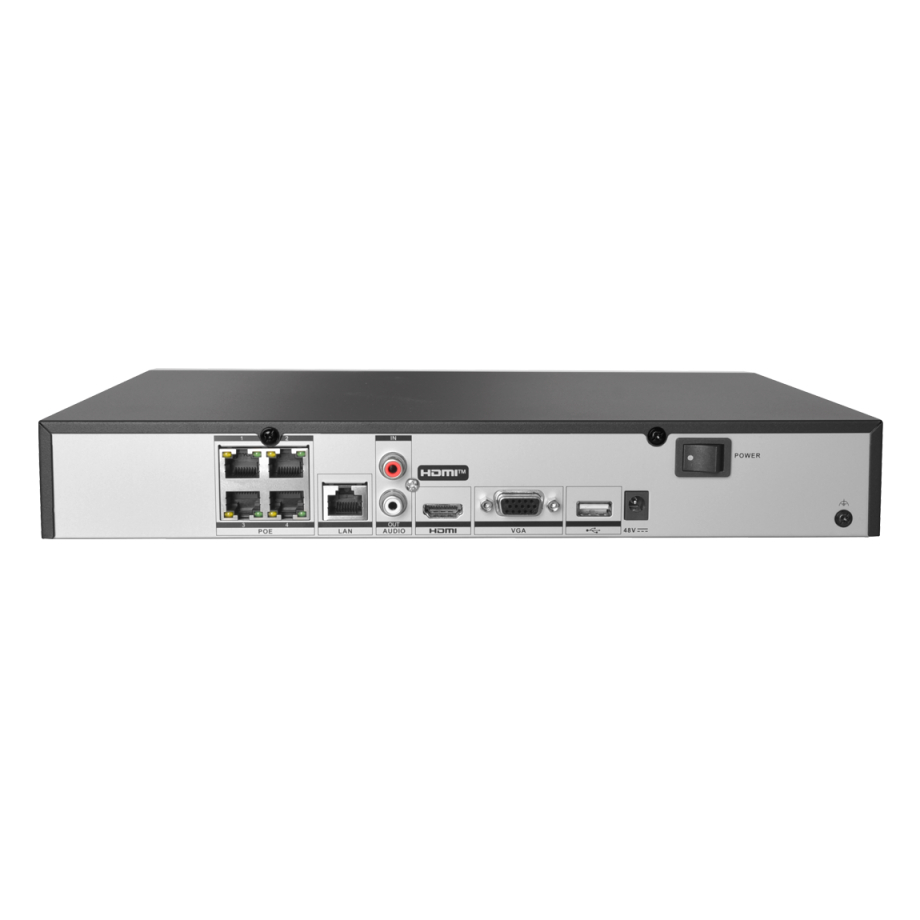 HikVision 4-Channel 1U 4K PoE NVR DS-7604NXI-K1/4P(D)