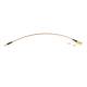 Pigtail MMCX Male Straight / RPSMA Female 25cm
