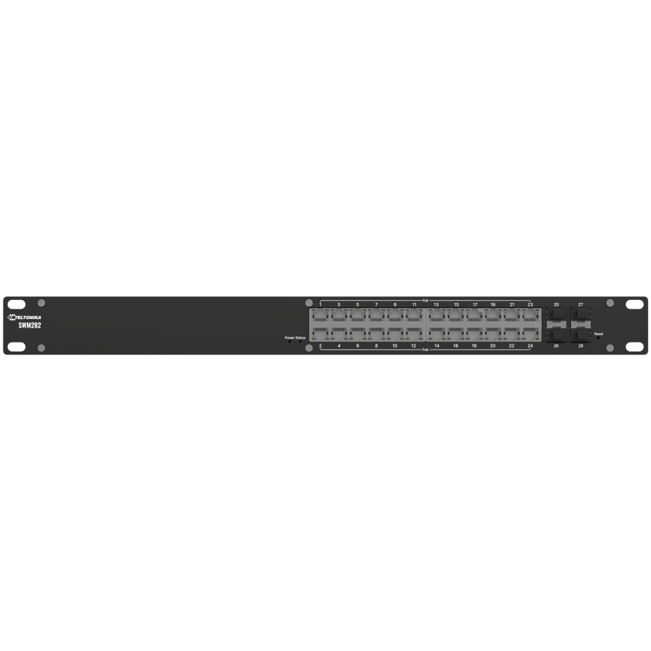 Teltonika SWM282 Managed Switch PoE+ 24-Port