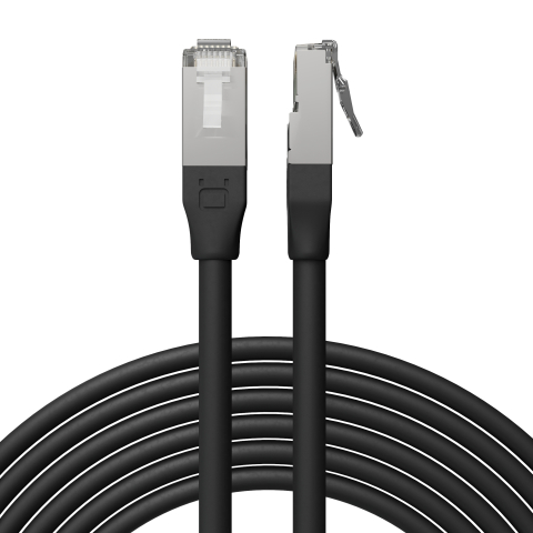 Broadbe Outdoor Patch Cable 10G Black 3m