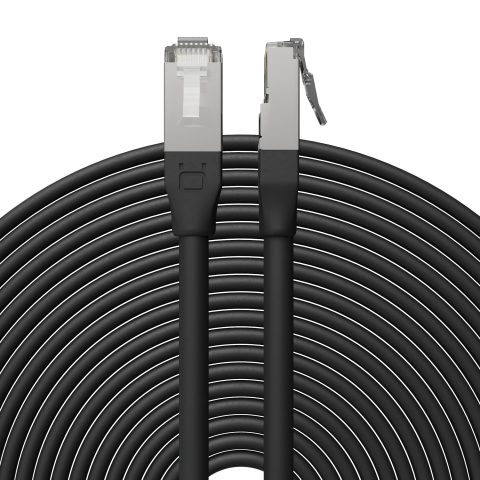Broadbe Outdoor Patch Cable 10G Black 12m