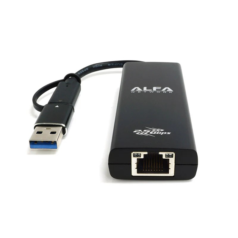 Alfa USB Ethernet Adapter AUE2500CA