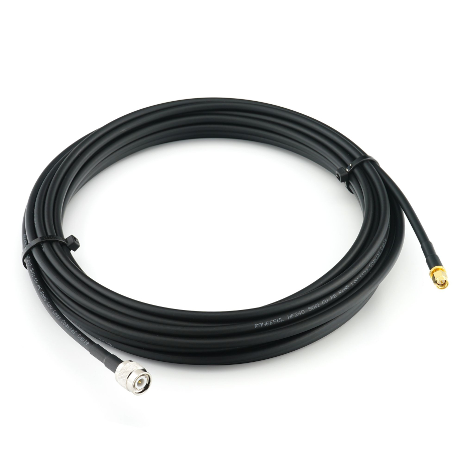 TNC Male to SMA Male 20m Coaxial Cable — HF240 (LMR240 equivalent)