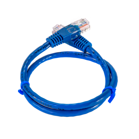 Patch Cable Cat5e 0.5m blue